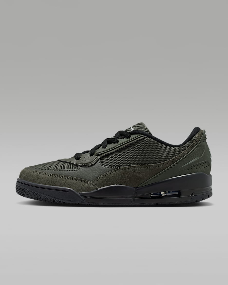 Air Jordan Ultra 男子运动鞋 - 军裤卡其/黑/金属银