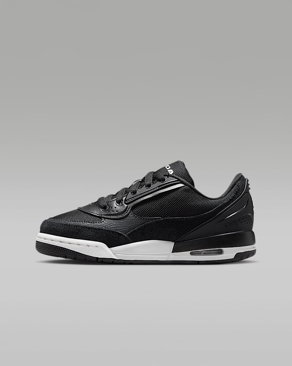 Air Jordan Ultra 大童运动鞋 - 黑/暗烟灰/山峰白