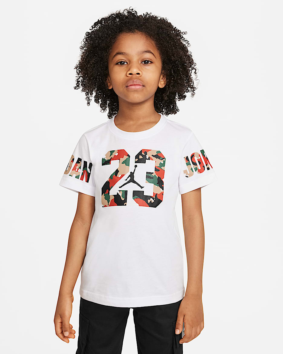 Jordan 幼童T恤 - 白色