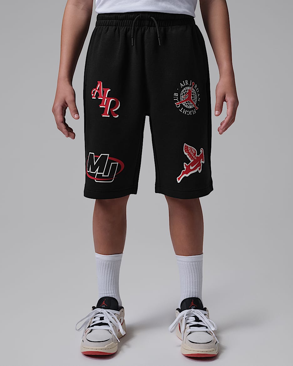 Jordan 大童运动俱乐部短裤 - 黑