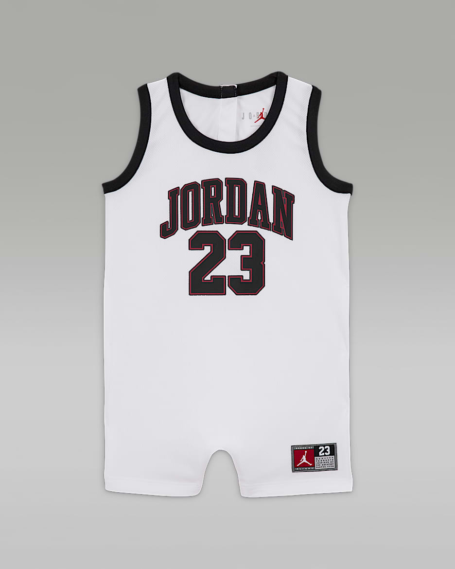 Jordan Jumpman 23 Jersey 婴童连体衣 - 白色