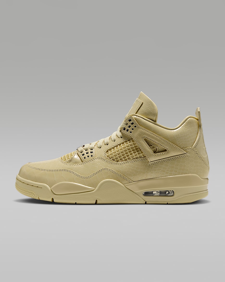Air Jordan 4 Retro x J Balvin "Amazonas" 复刻男子运动鞋 - 柠檬水黄/柠檬水黄