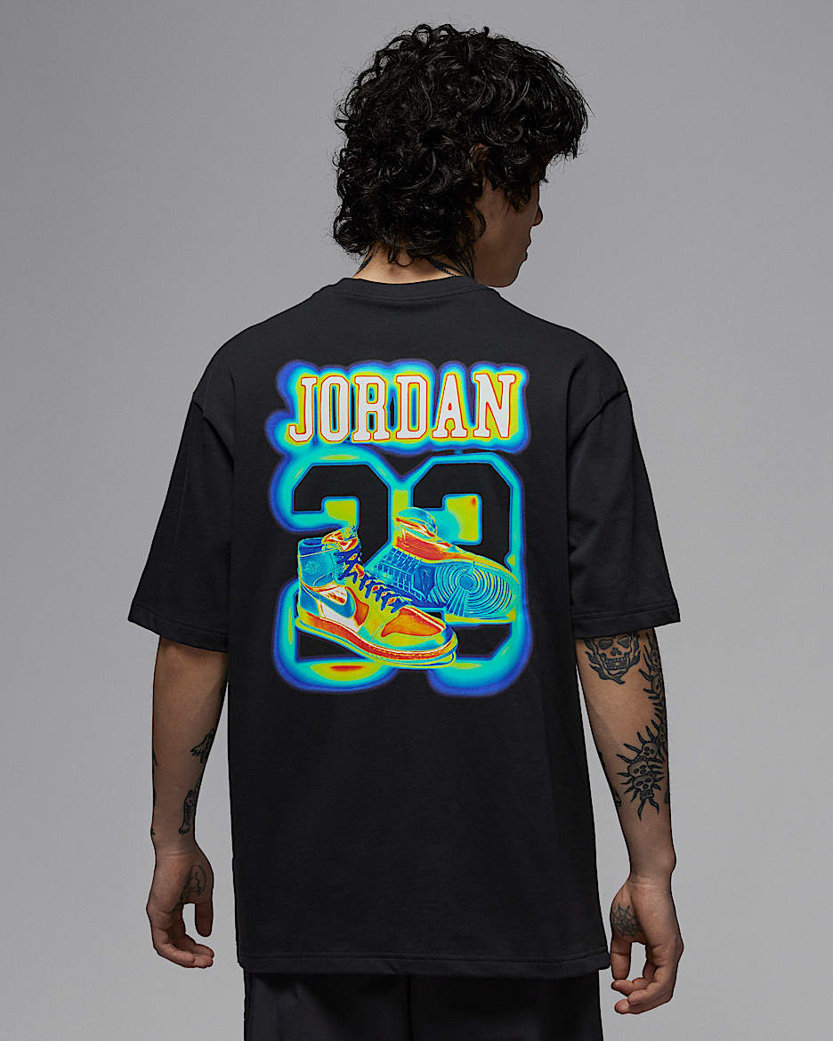 Jordan Brand 男子T恤 - 黑