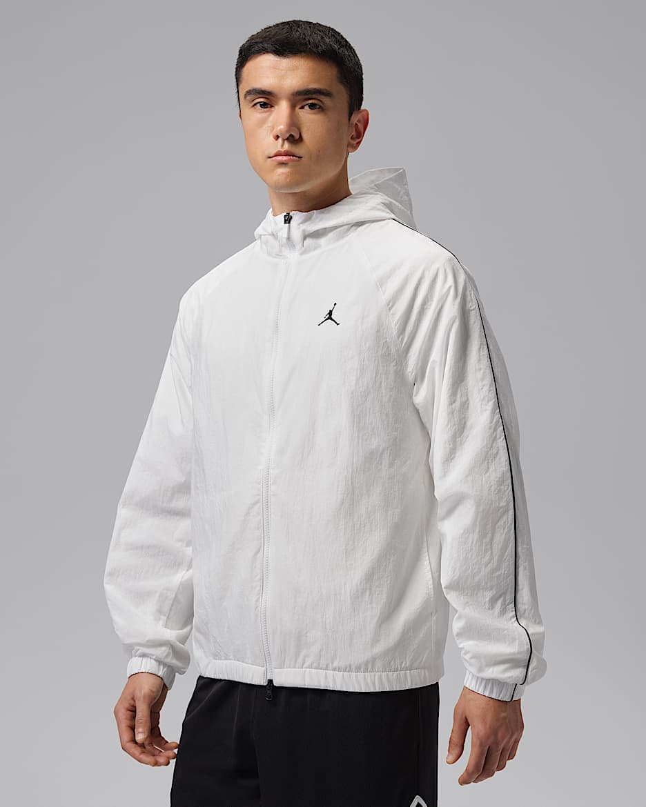 Jordan Sport Classic 男子连帽夹克 - 白色/黑