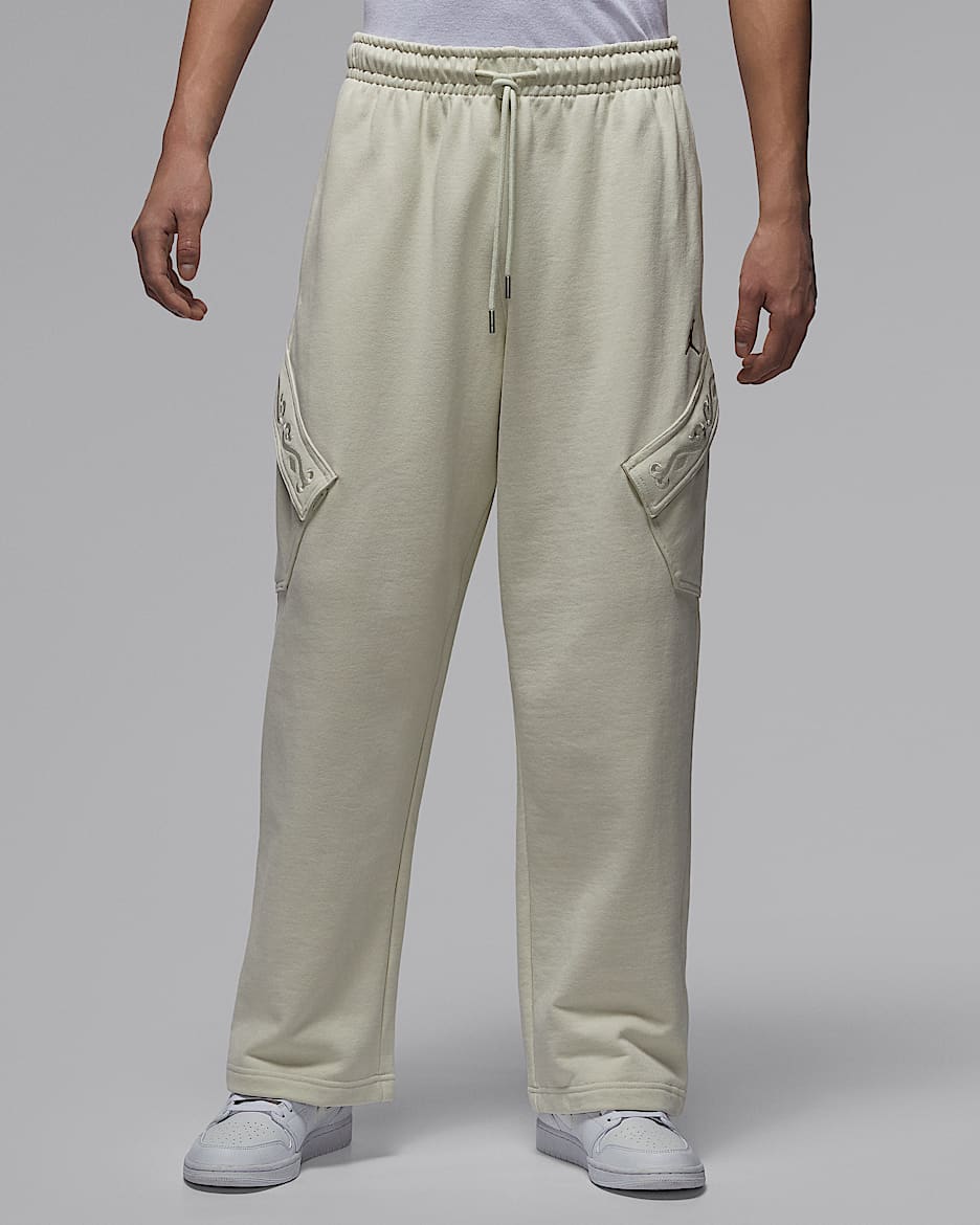 Jordan Flight Fleece 新年系列男子薄绒长裤 - 海玻璃色