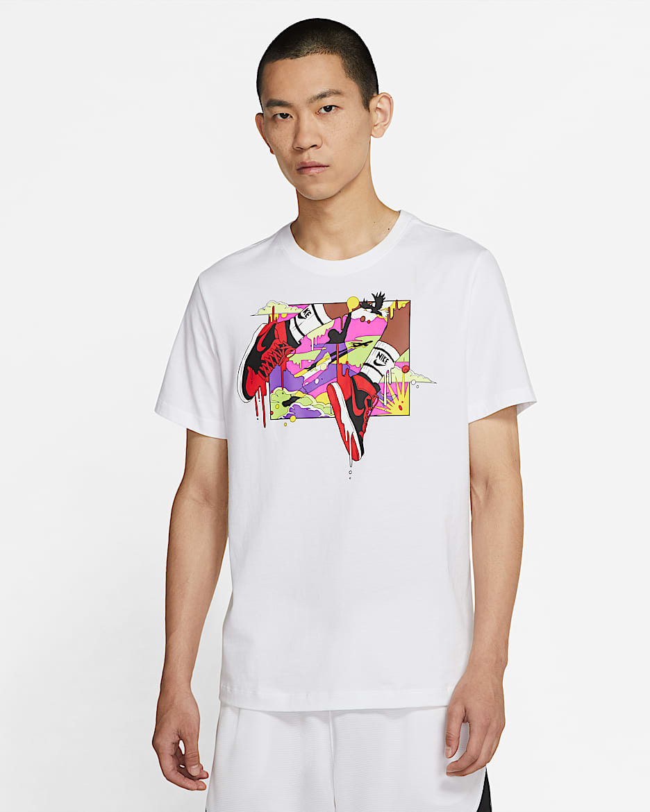 Air Jordan 1 男子T恤 - 白色