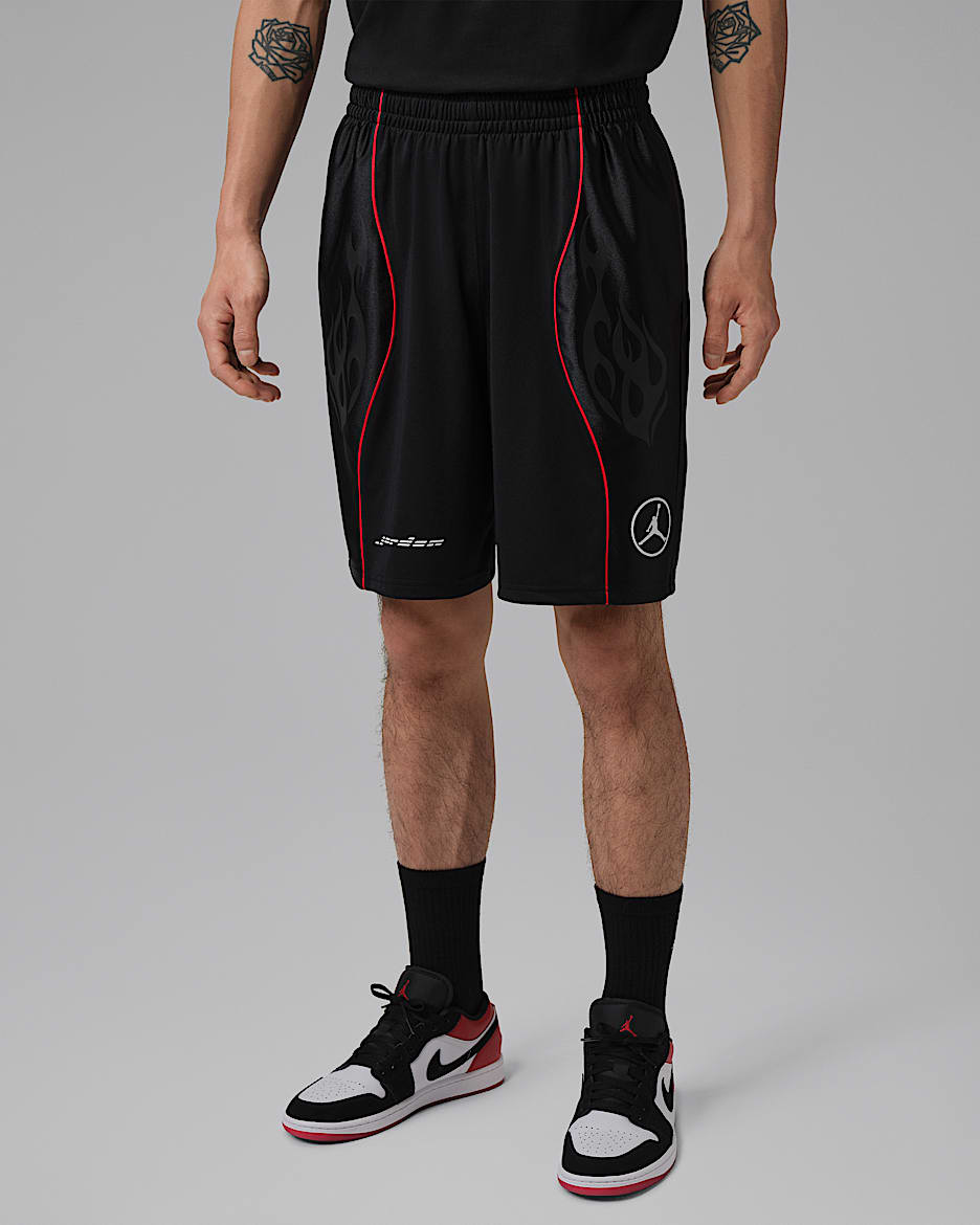 Jordan Sport 男子速干印花短裤 - 黑