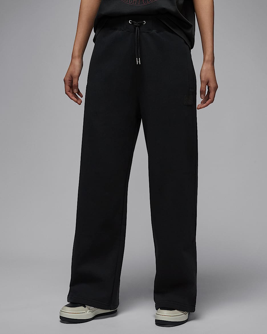 Jordan Flight Fleece 女子法式毛圈长裤 - 黑