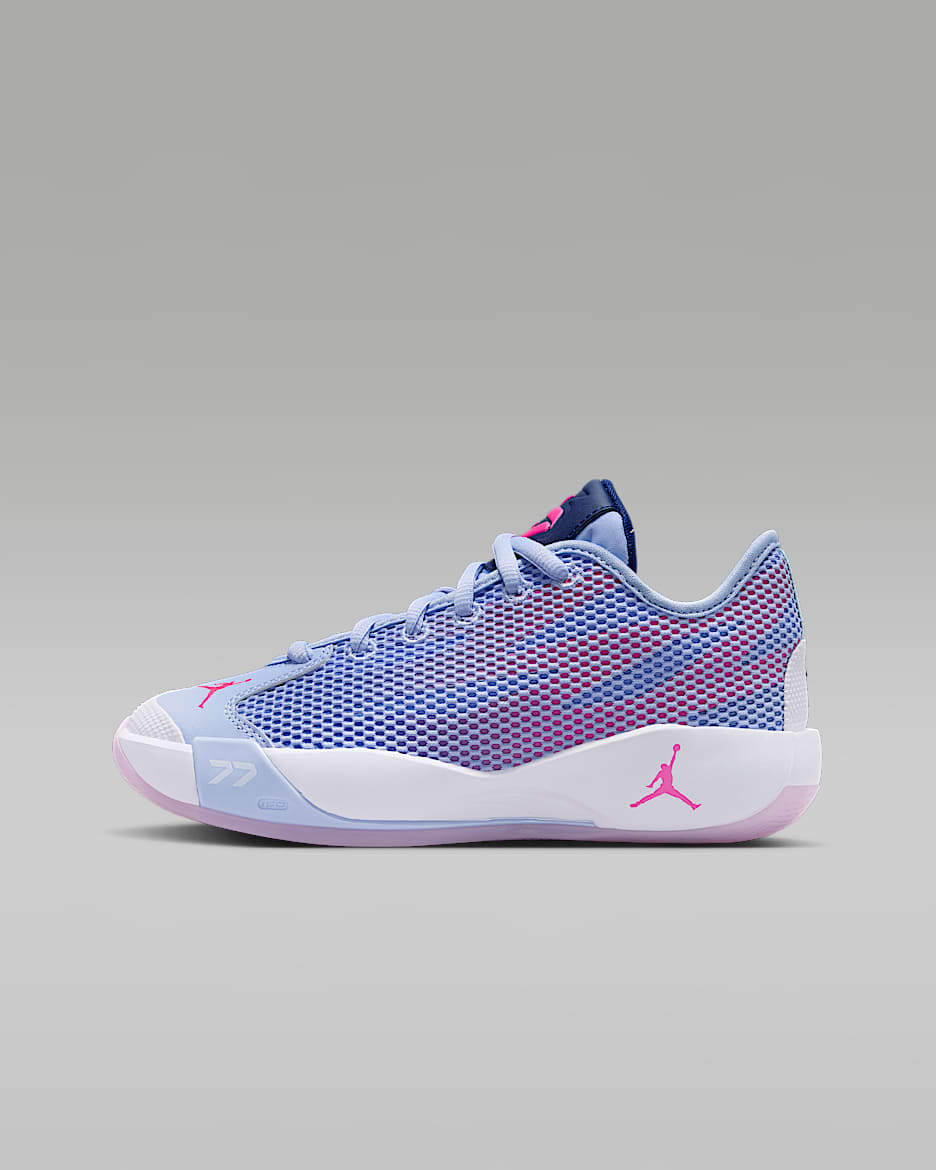 Luka 77 "Bred" 东契奇大童篮球鞋 - 浅海蓝/空间蓝/白色/透明粉