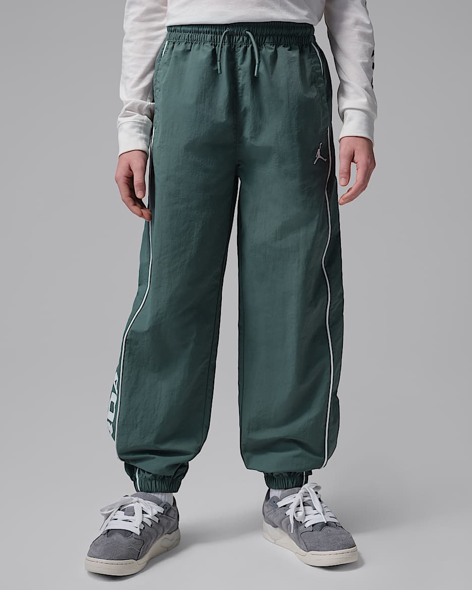 Jordan We Outside 大童梭织长裤 - 戟叶绿