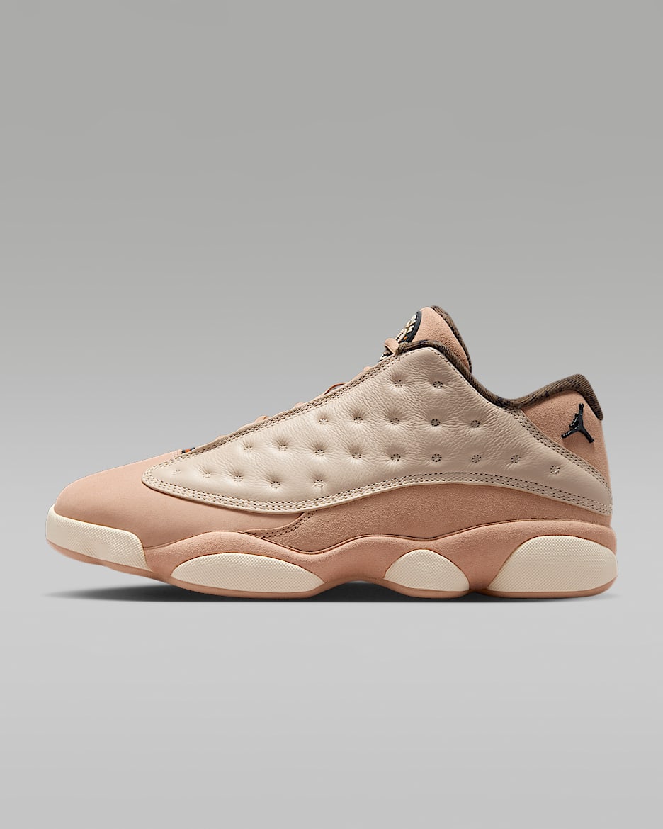 Air Jordan 13 Retro Low 下站东单复刻男子运动鞋 - 燕麦色/麻黄/椰奶色/灰黑