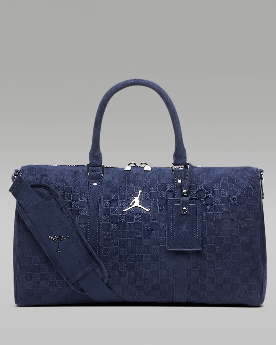 Jordan Monogram 合成翻毛皮行李包 - 深藏青