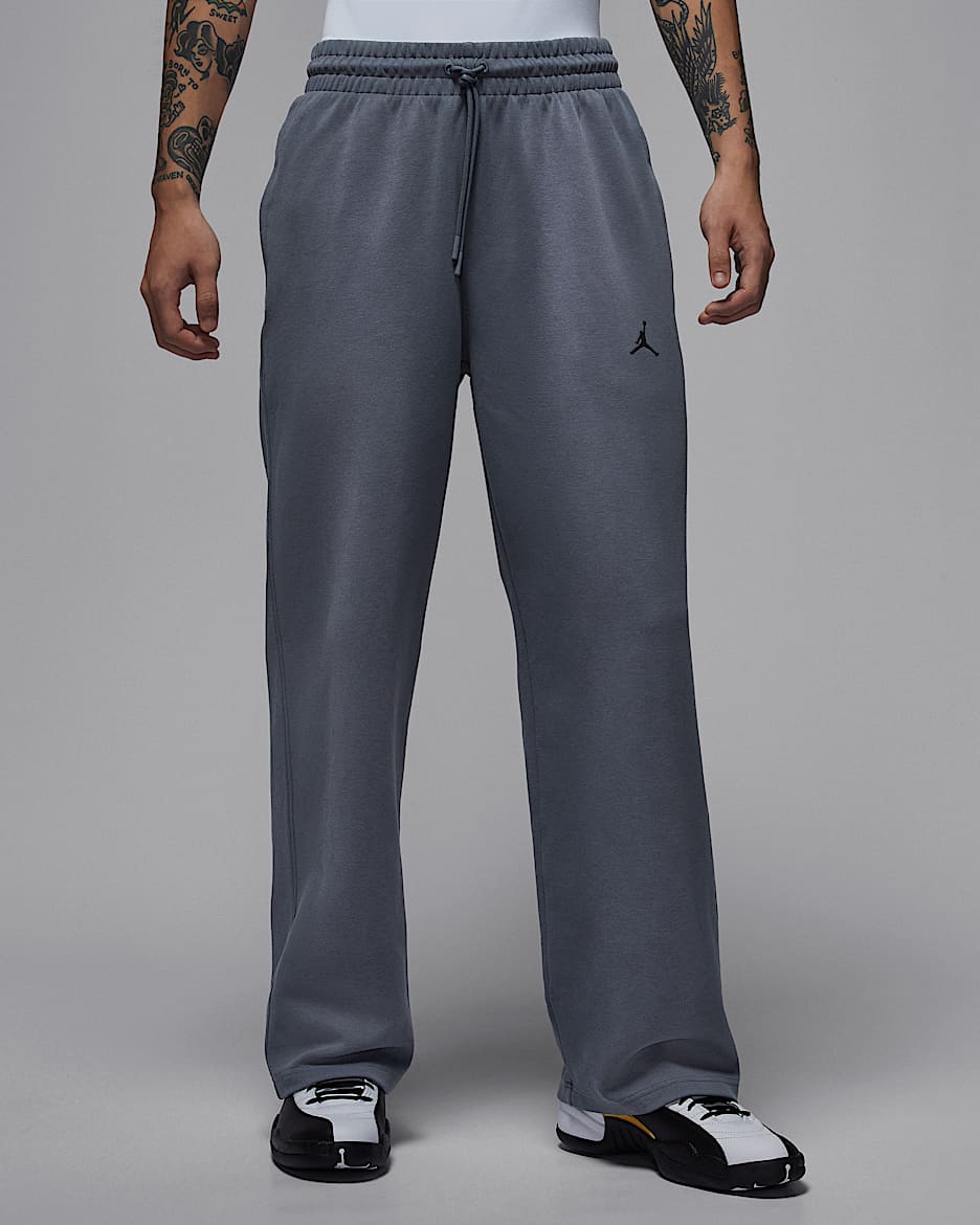 Jordan Sport Hoop Fleece Dri-FIT 男子速干针织长裤 - 浅碳色/灰黑