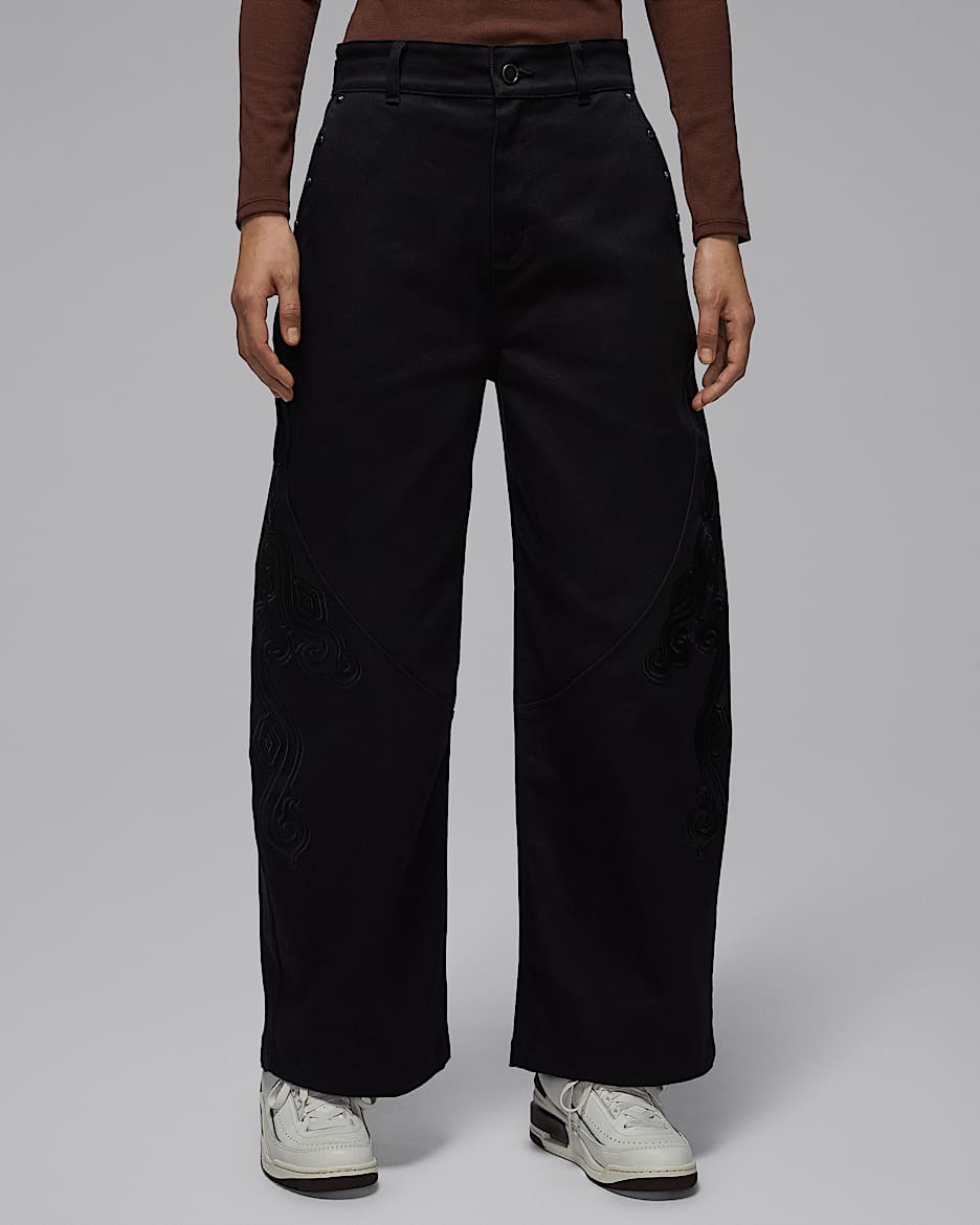 Jordan Flight 新年系列女子长裤 - 黑