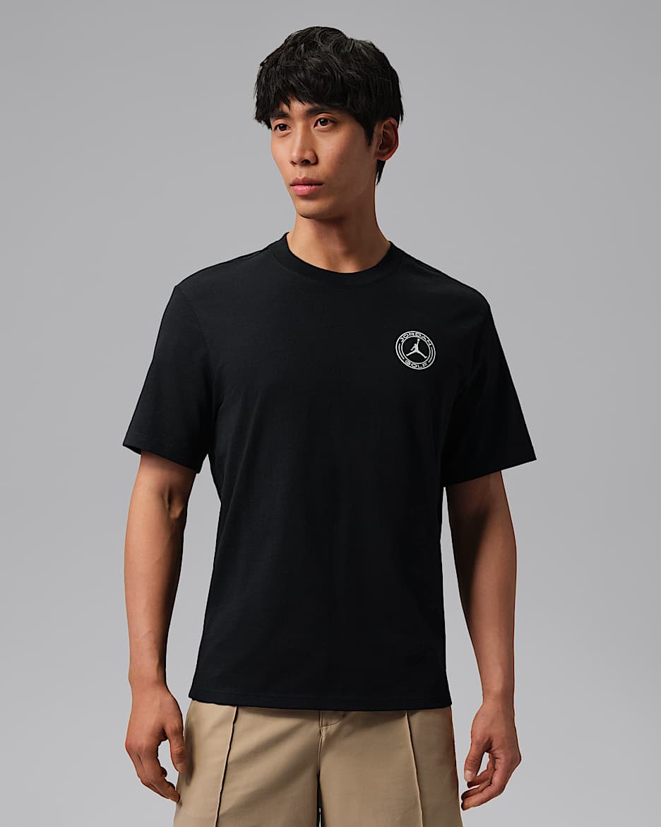 Jordan Sport Dri-FIT 男子速干高尔夫T恤 - 黑