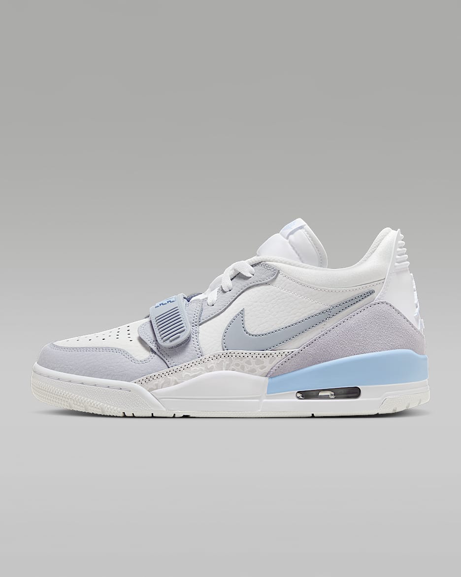 Air Jordan Legacy 312 Low 男子运动鞋 - 白色/白色/氢蓝/太空灰