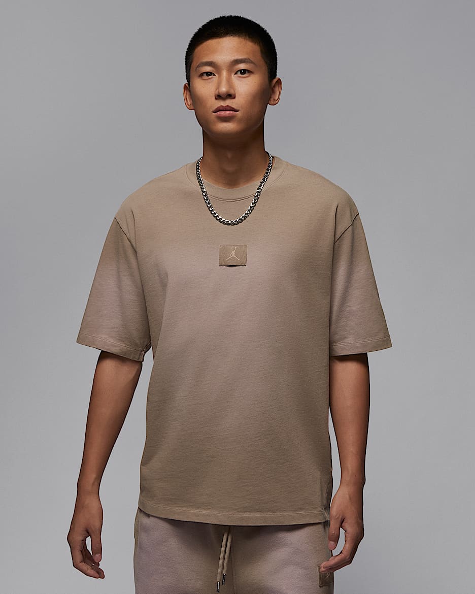 Jordan Flight Essentials 85 男子水洗T恤 - 沙漠迷彩