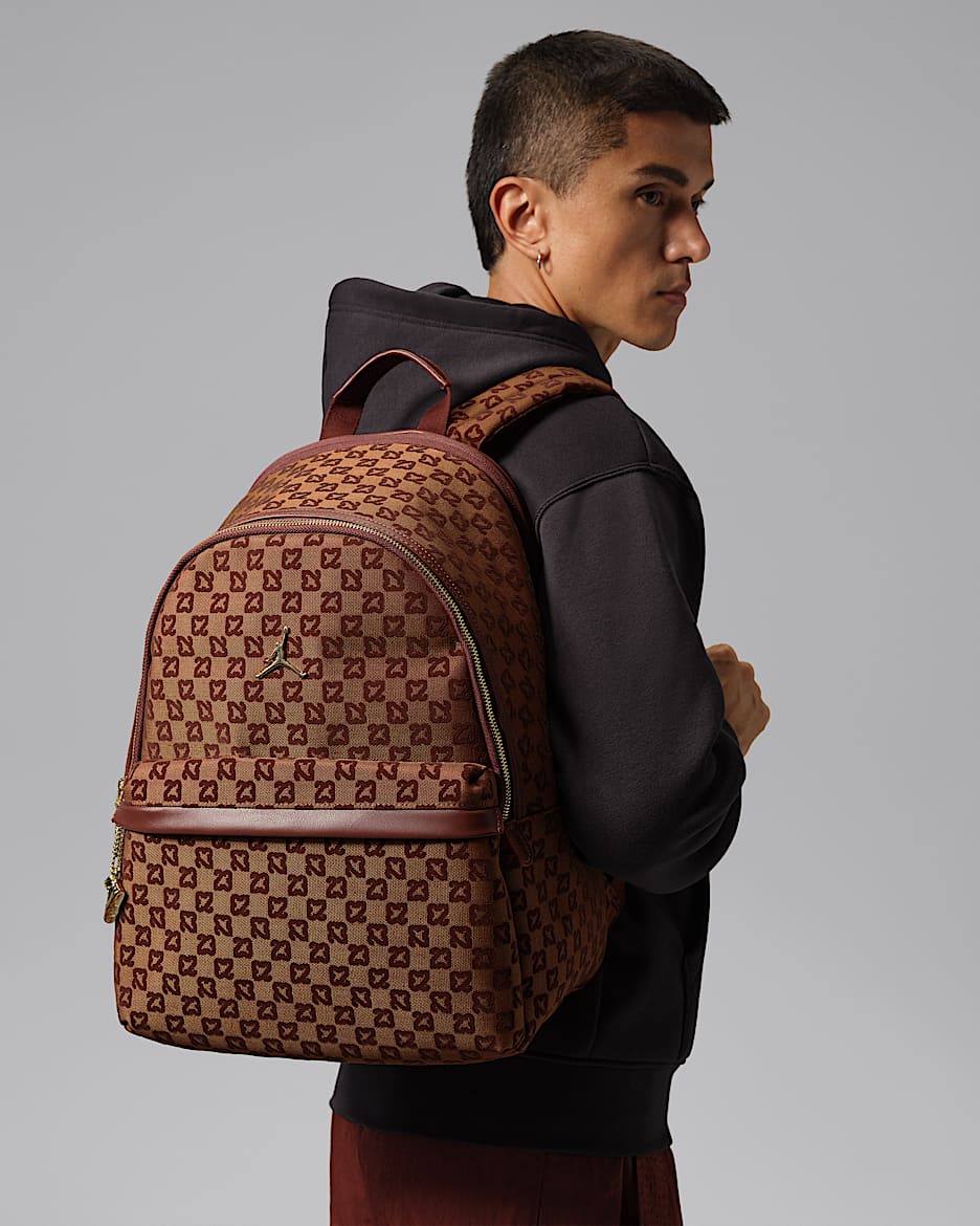 Jordan Monogram 双肩包 - 月蚀古铜