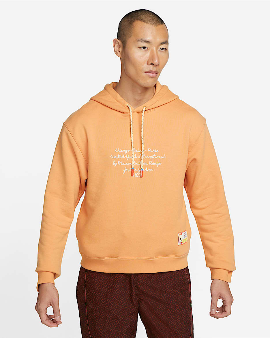 Jordan x Maison Chateau Rouge 男子法式毛圈连帽衫 - 月亮铜