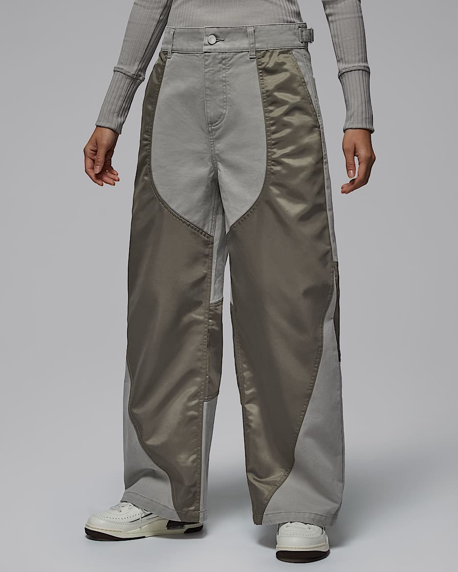 Jordan Flight '91 女子宽松长裤 - 谜团石灰/橄榄灰/谜团石灰