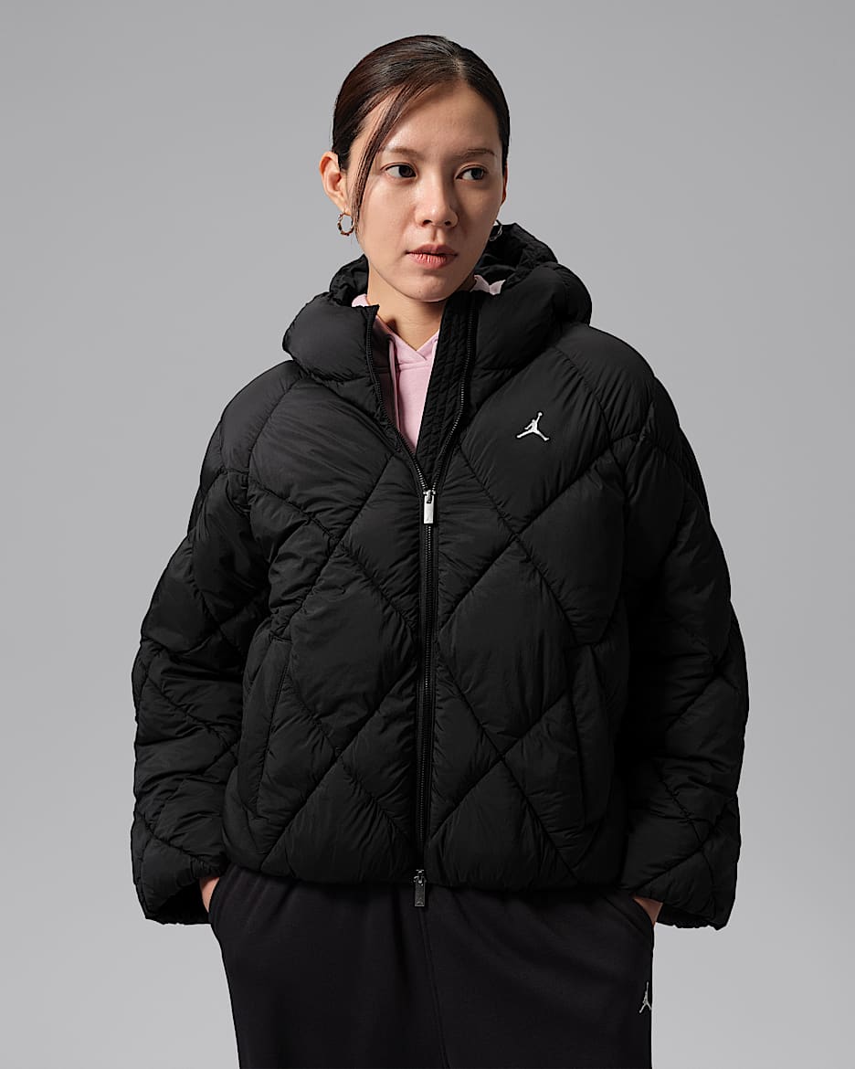 Jordan Brooklyn 女子夹克 - 黑