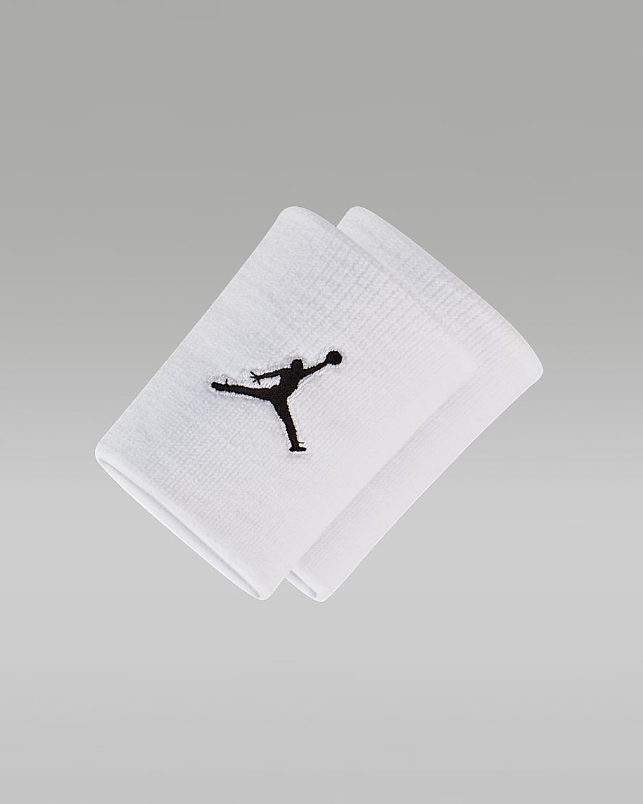 Jordan Jumpman 护腕（1 对） - 白色/黑