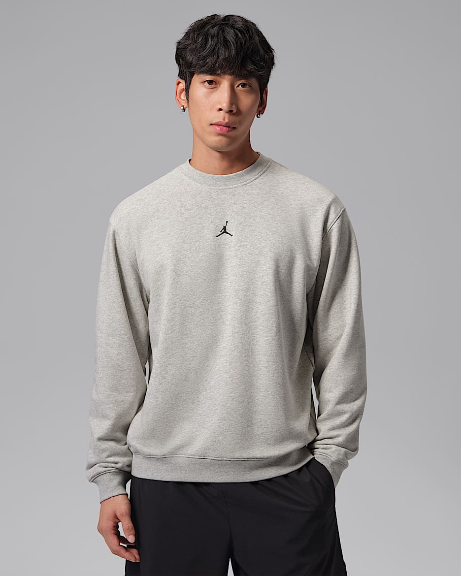 Jordan Sport Crossover Dri-FIT 男子速干圆领运动衫 - 麻灰