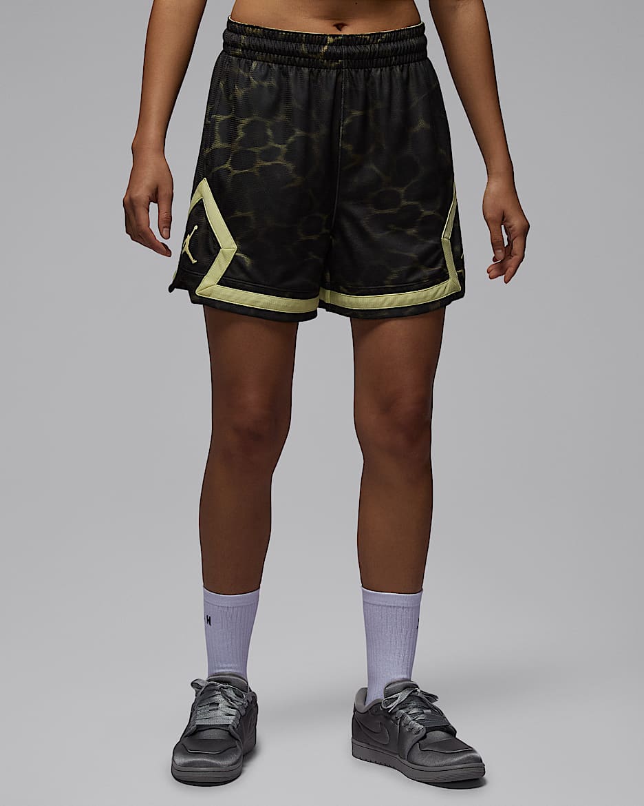 Jordan Sport Diamond 女子速干短裤 - 明亮绿/明亮绿