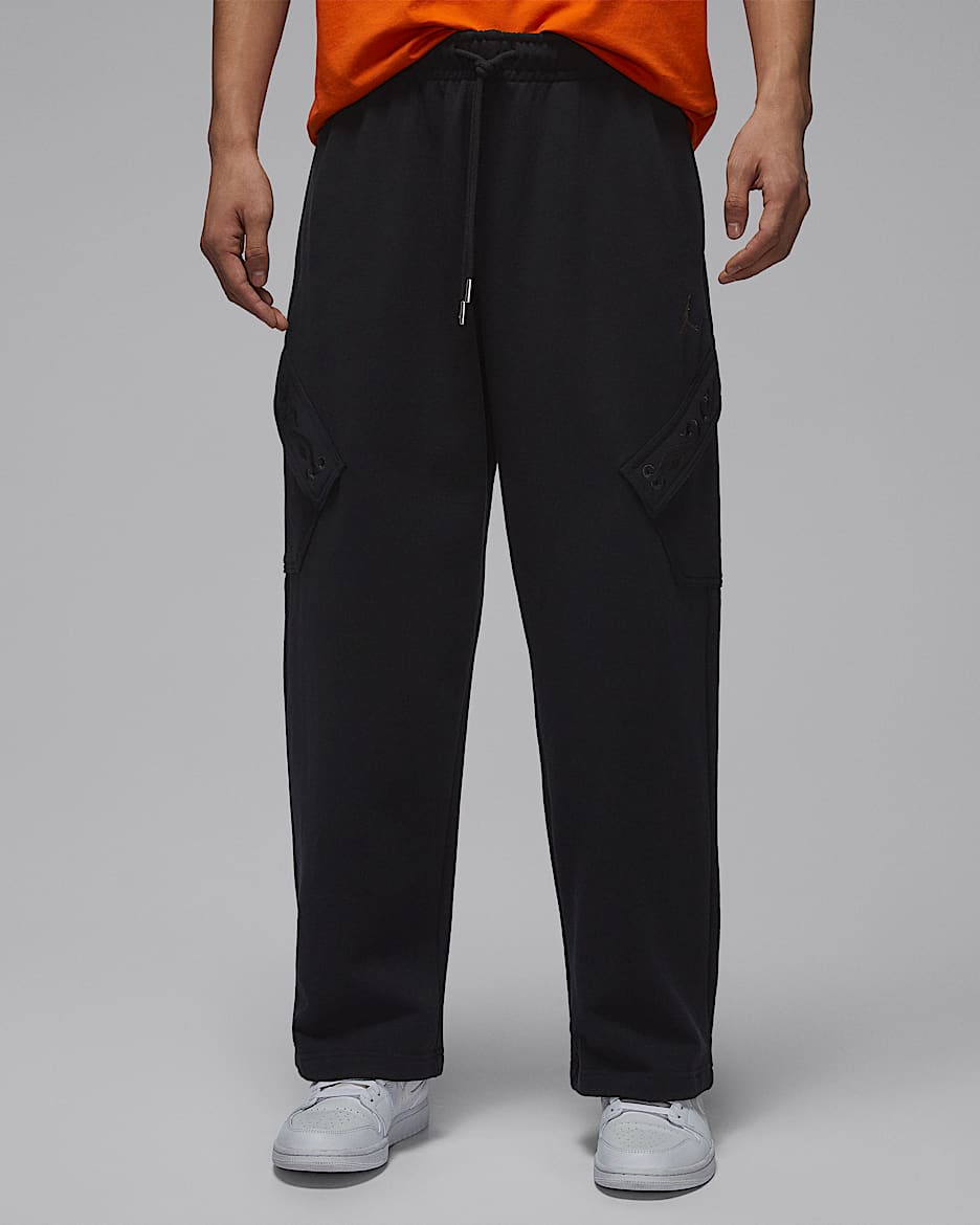 Jordan Flight Fleece 新年系列男子薄绒长裤 - 黑