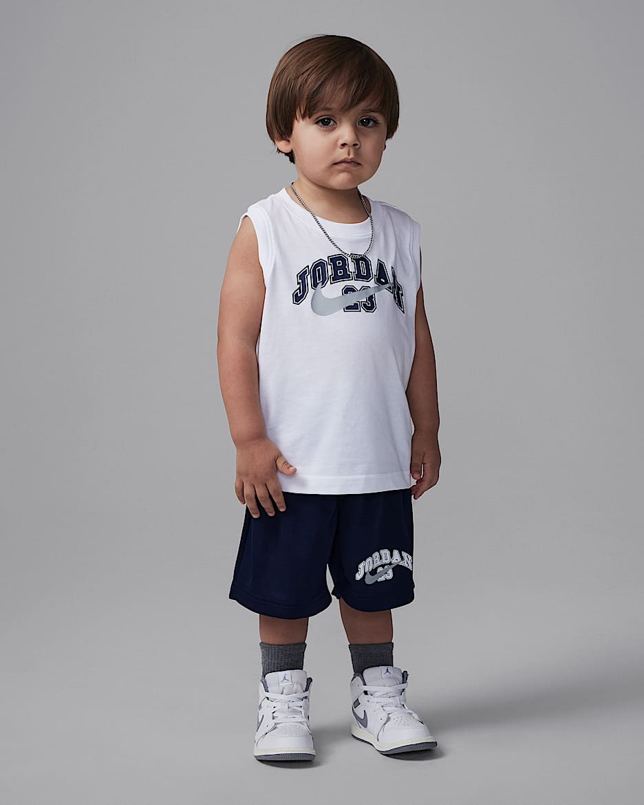 Jordan MVP 23 婴童背心和短裤套装 - 深藏青