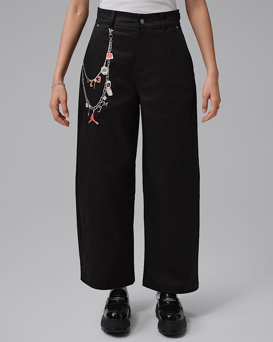 Jordan Flight '91 女子宽松长裤 - 黑