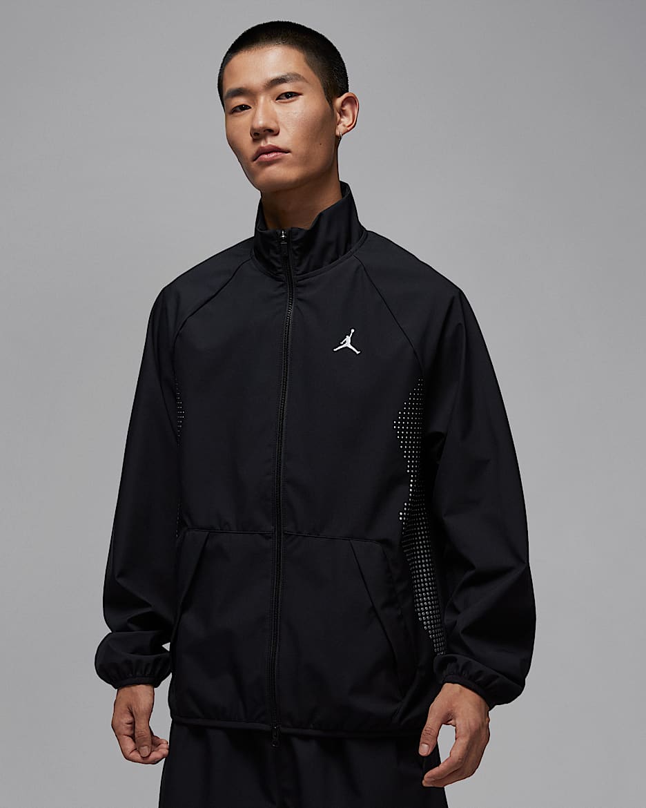 Jordan Sport JAM 男子热身夹克 - 黑/金属银