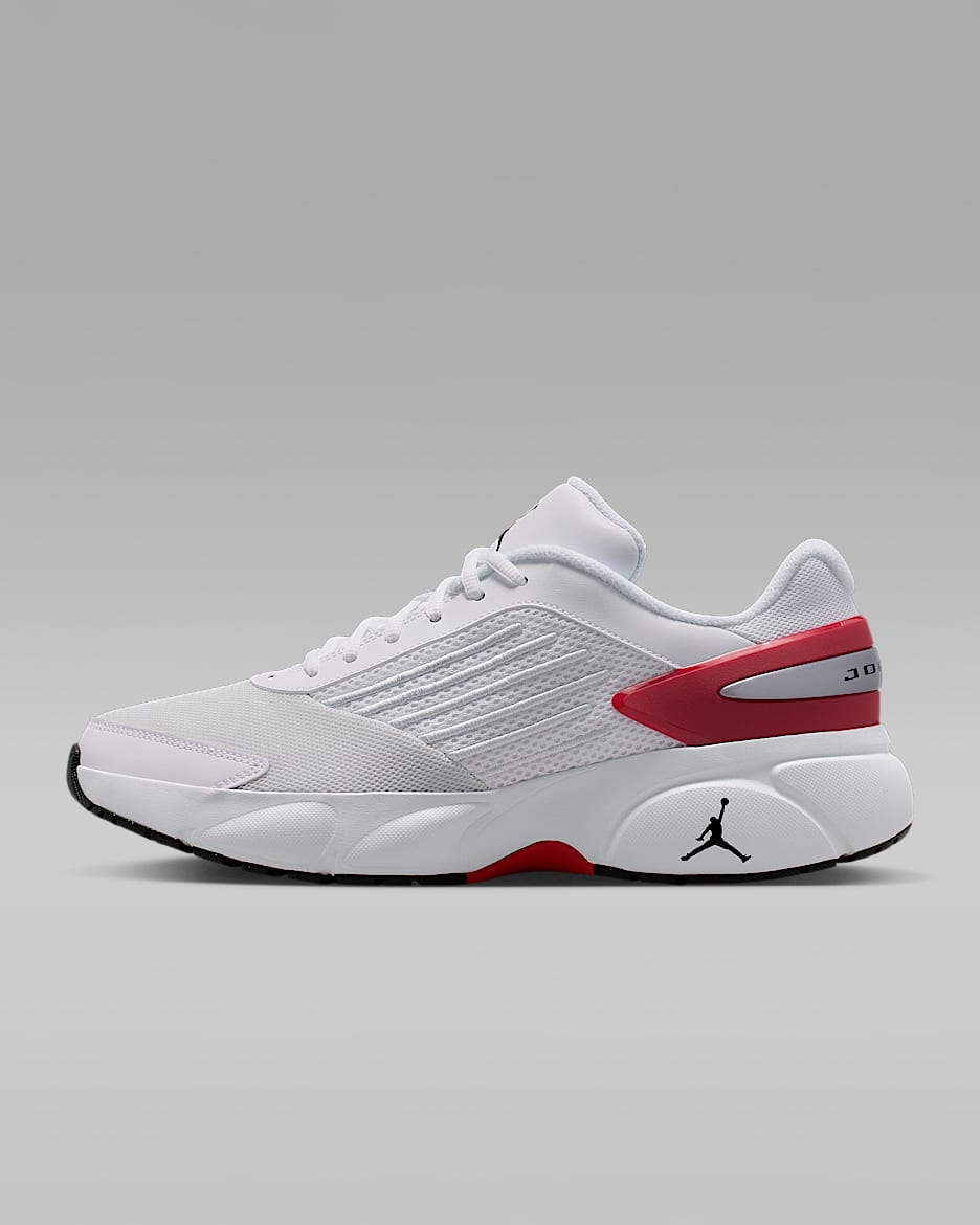 Jordan Trunner Flow 男子运动鞋 - 白色/健身红/金属银/黑