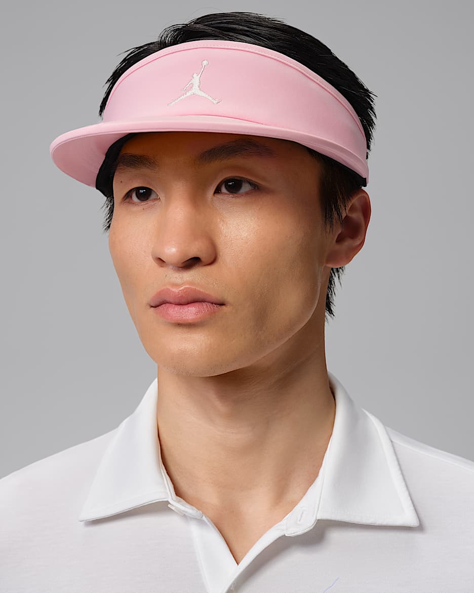 Jordan Ace Dri-FIT 高尔夫遮阳帽 - 中柔粉/帆白