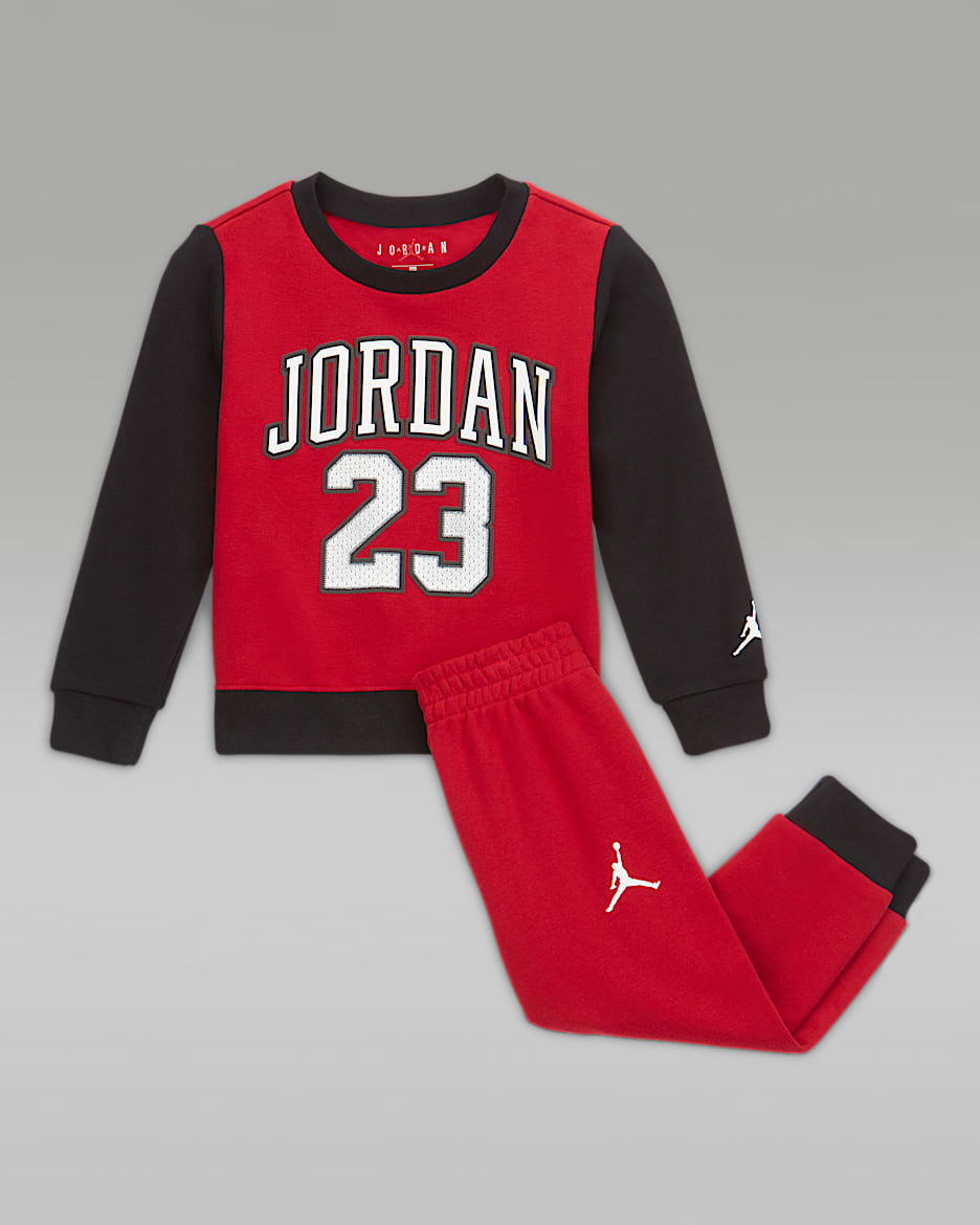 Jordan 婴童套装 - 健身红