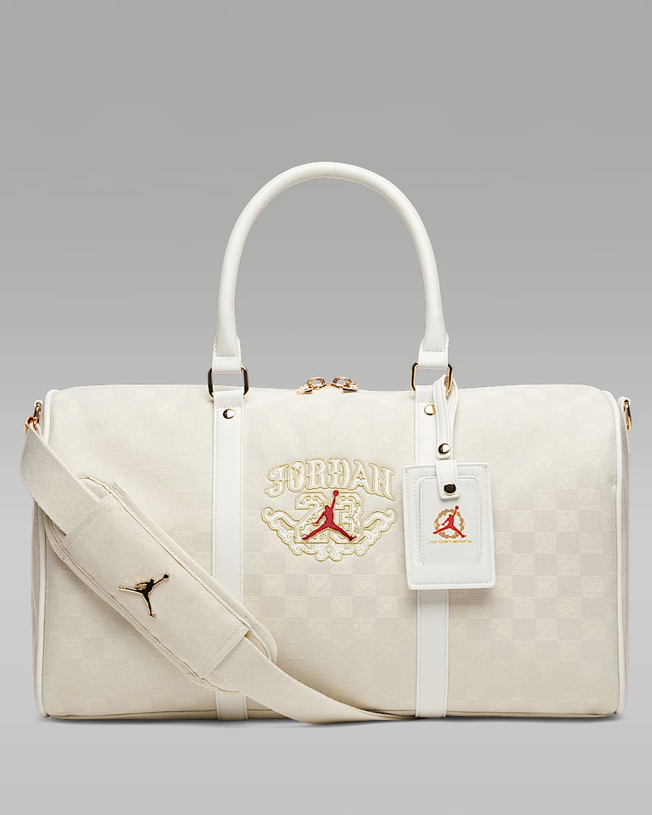 Jordan Monogram 新年系列行李包 - 帆白