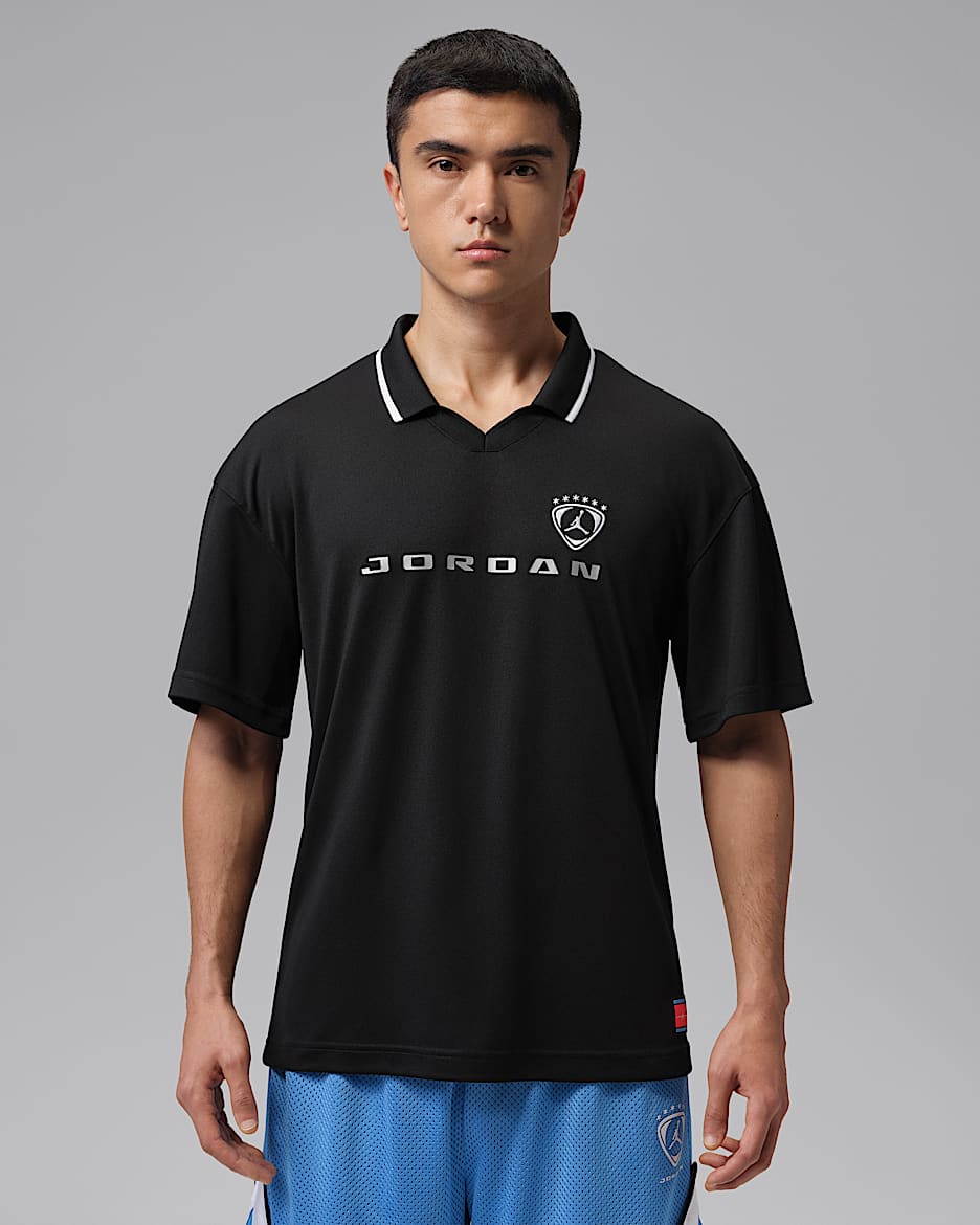 Jordan Brooklyn 男子短袖上衣 - 黑