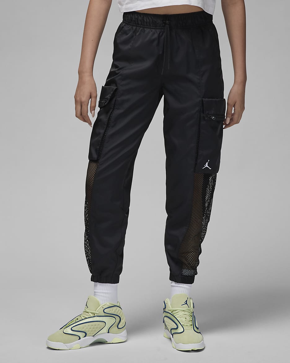 Jordan Essentials 女子机能风长裤 - 黑