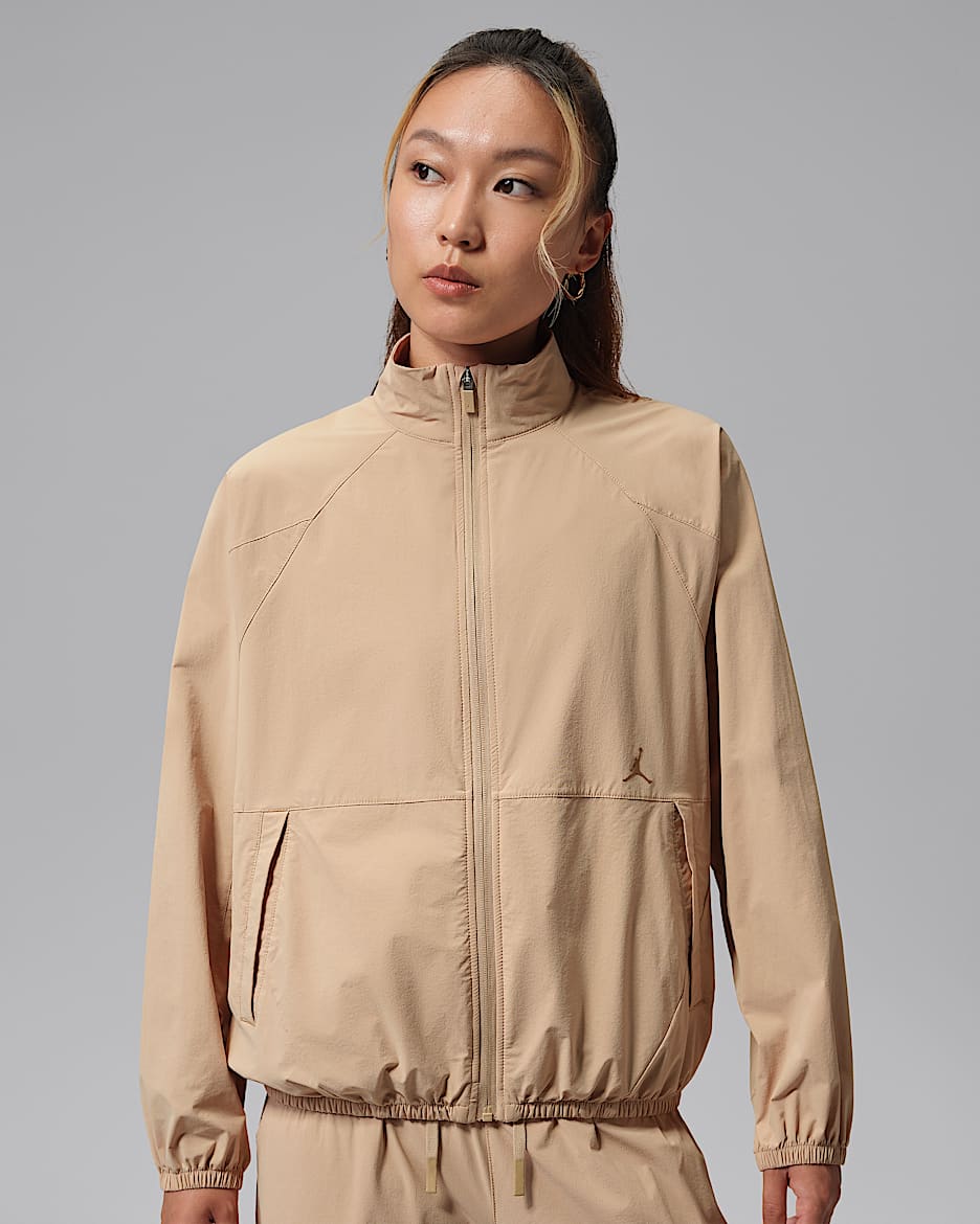 Jordan Sport Dri-FIT Tunnel 女子防晒速干夹克 - 传奇中褐/传奇暗褐