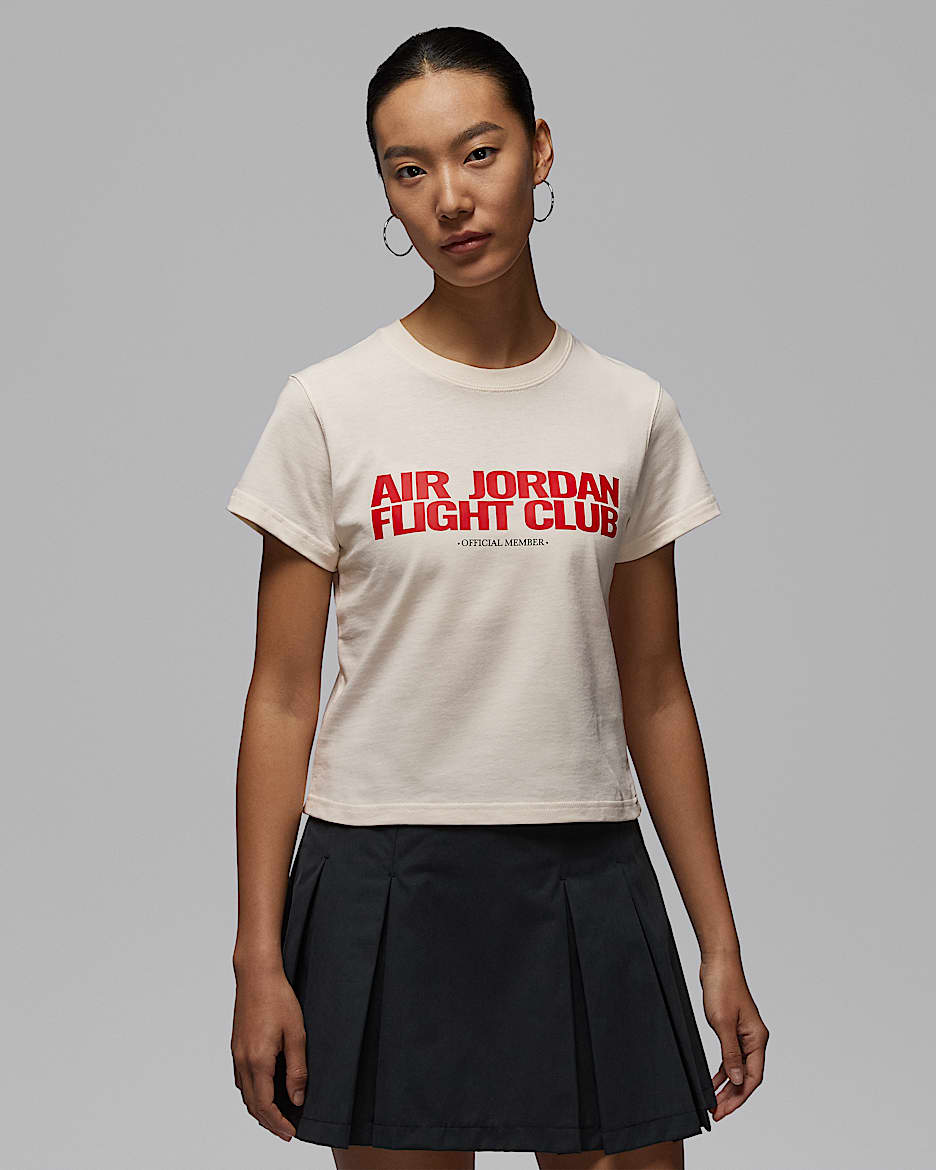 Jordan Flight 女子T恤 - 淡象牙白