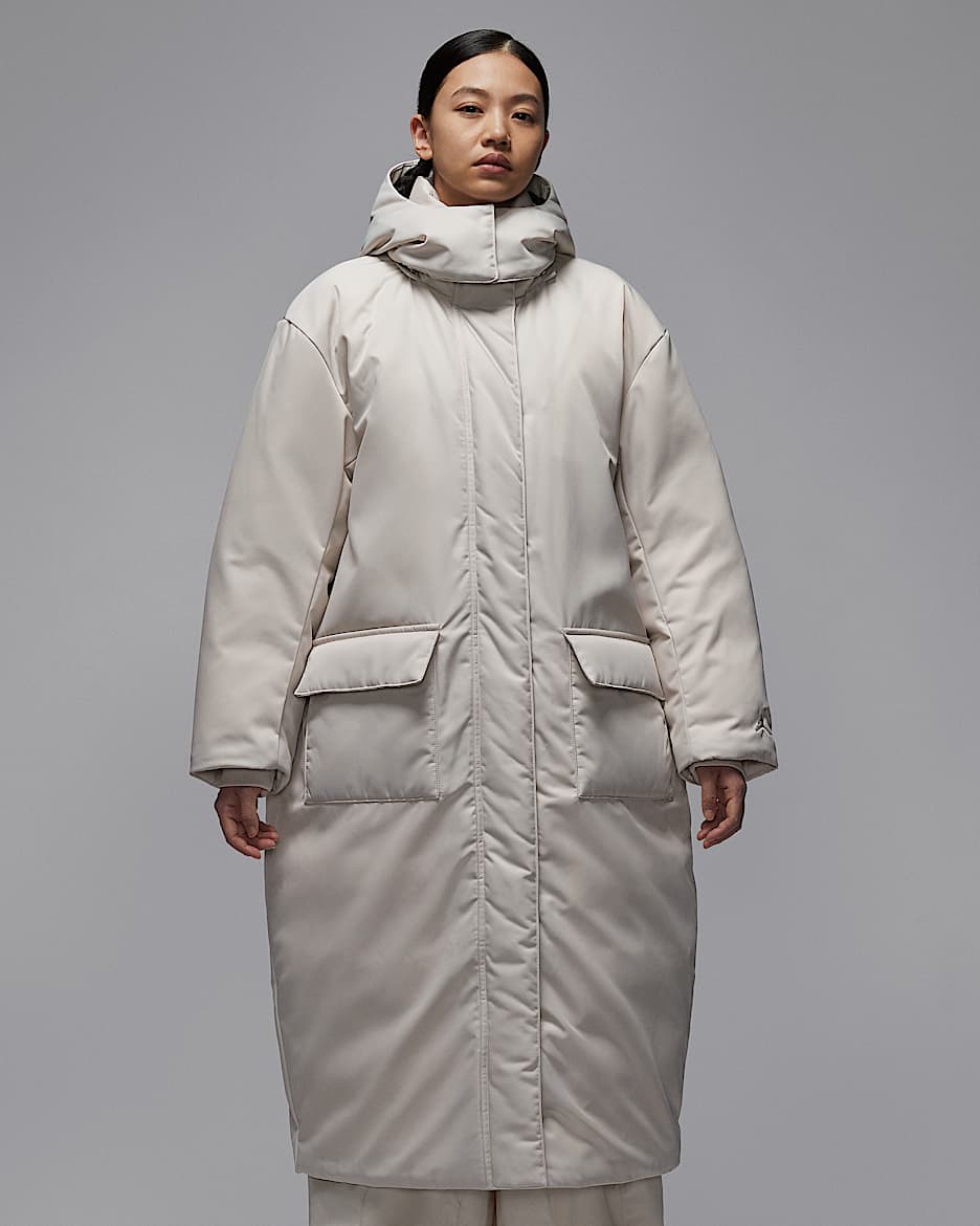 Jordan Flight Therma-FIT 女子 Oversize 风羽绒外套 - 浅土褐