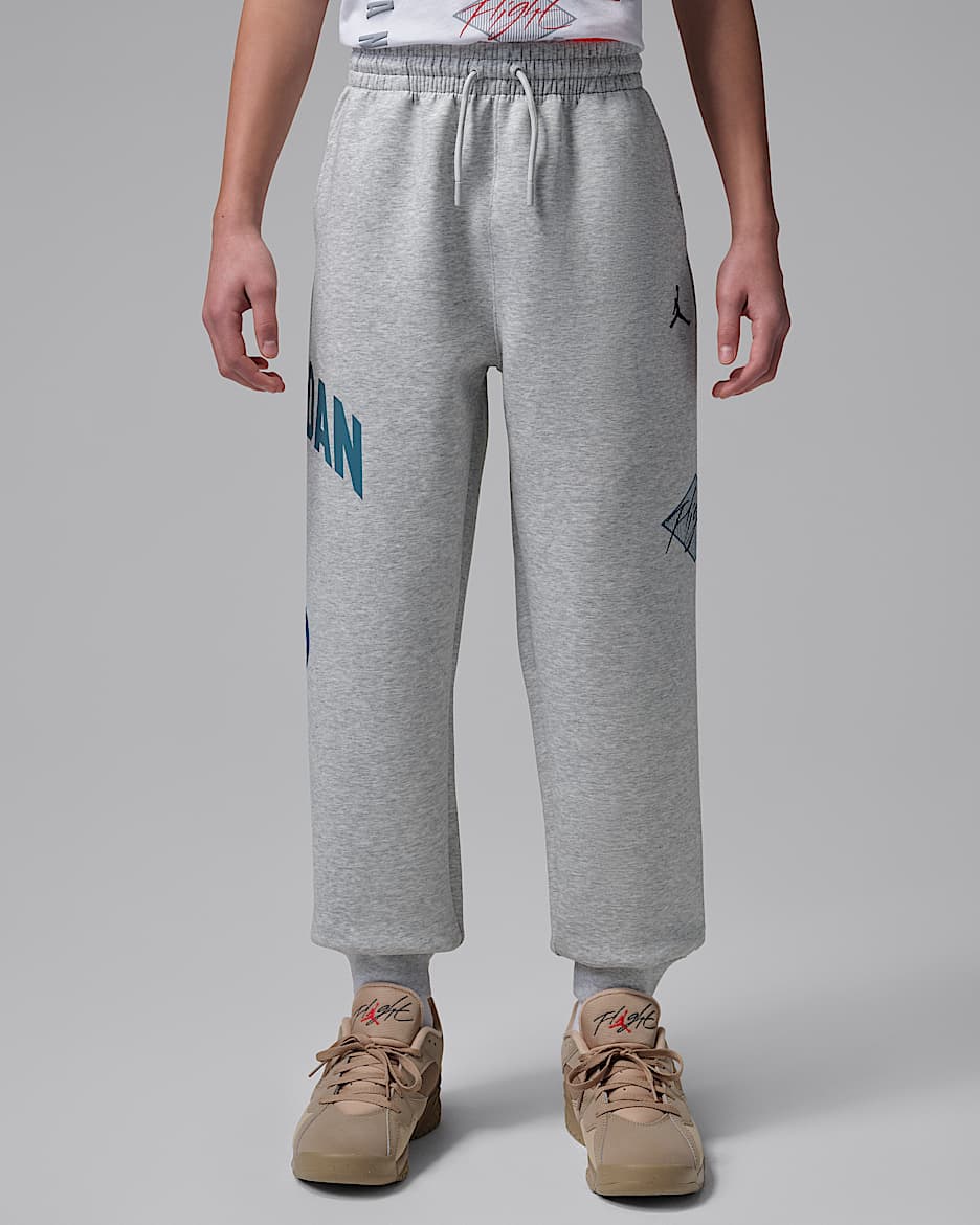 Jordan Dynasty Interlock 大童长裤 - 浅麻灰