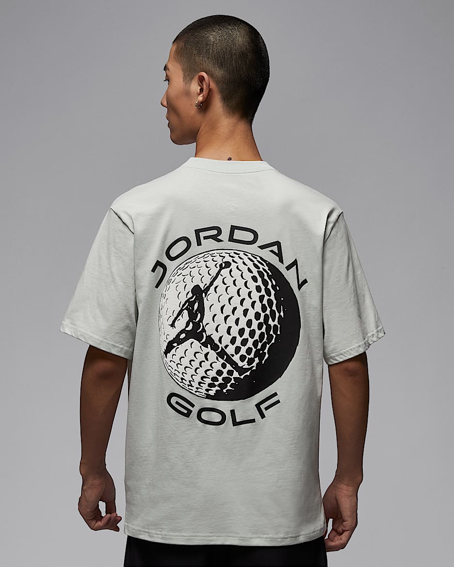 Jordan Sport Dri-FIT 男子速干高尔夫T恤 - 浅银