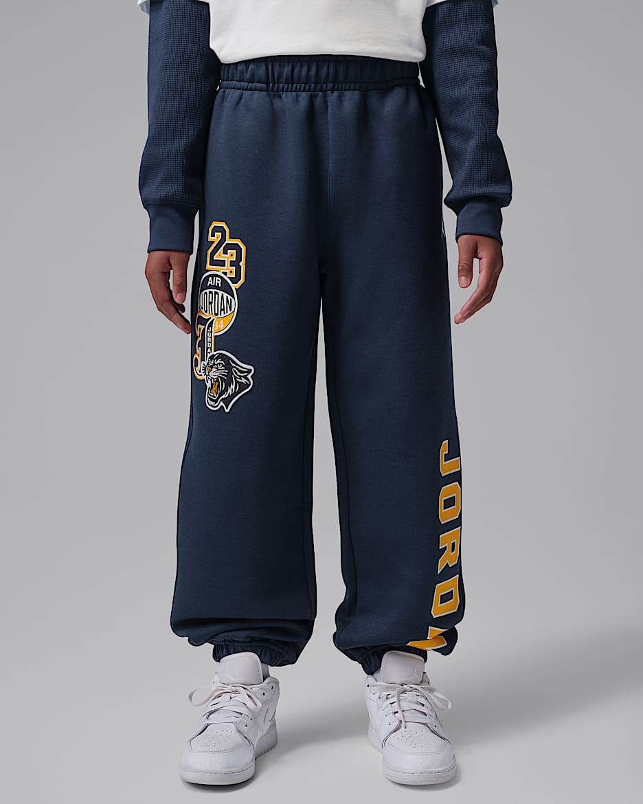 Jordan Royal Court 大童长裤 - 大学深蓝