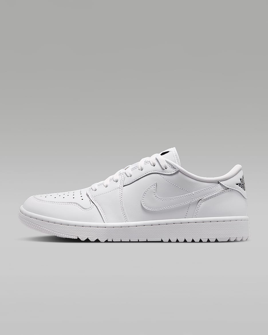 Air Jordan 1 Low G 高尔夫球鞋缓震抓地 - 白色/黑曜石色/白色/白色