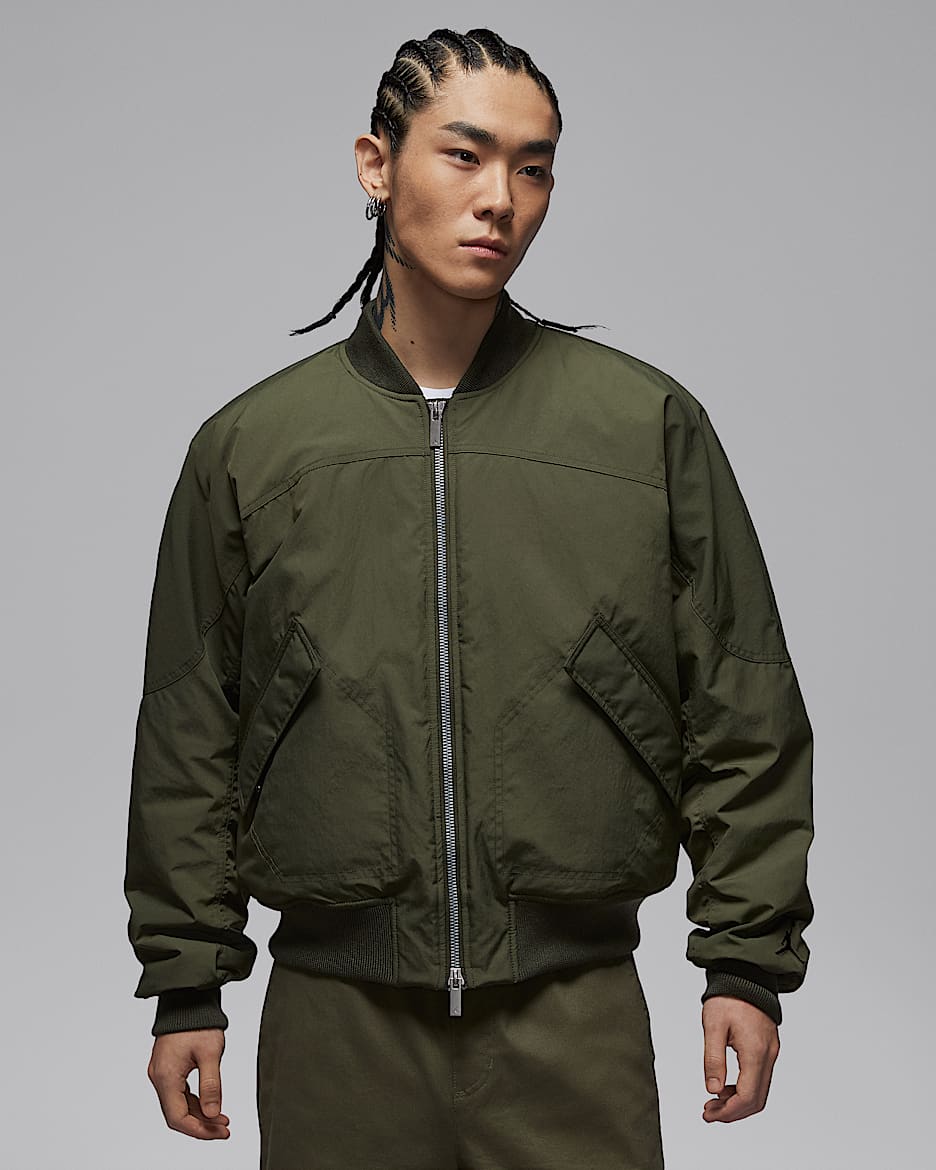 Jordan Flight Renegade 男子夹克 - 军裤卡其/卡其/黑