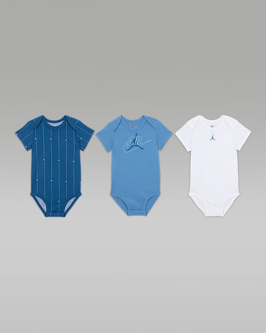 Jordan Jumpman Air 婴童连体衣(3 件) - 张扬蓝