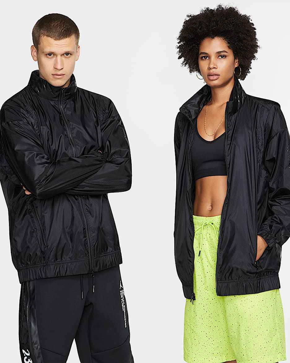 Jordan 23 Engineered 男子全长拉链开襟夹克 - 黑/黑/黑