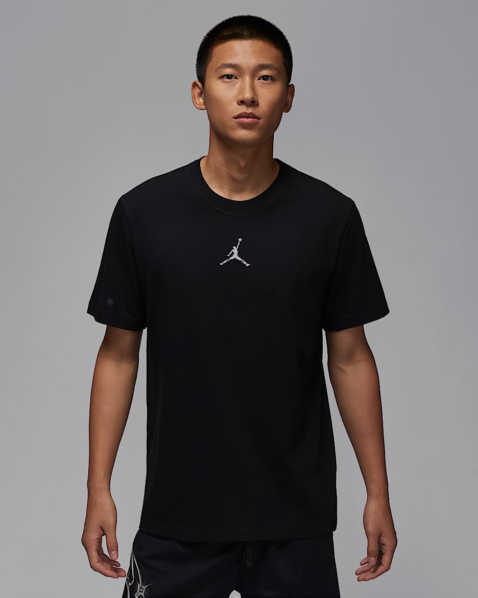 Jordan Sport Dri-FIT 男子速干T恤 - 黑/白色
