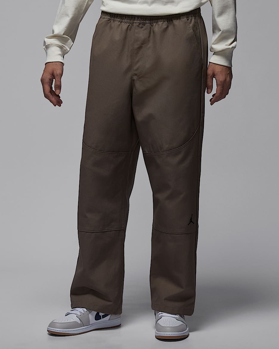 Jordan Brooklyn 男子梭织长裤 - 橄榄灰/黑
